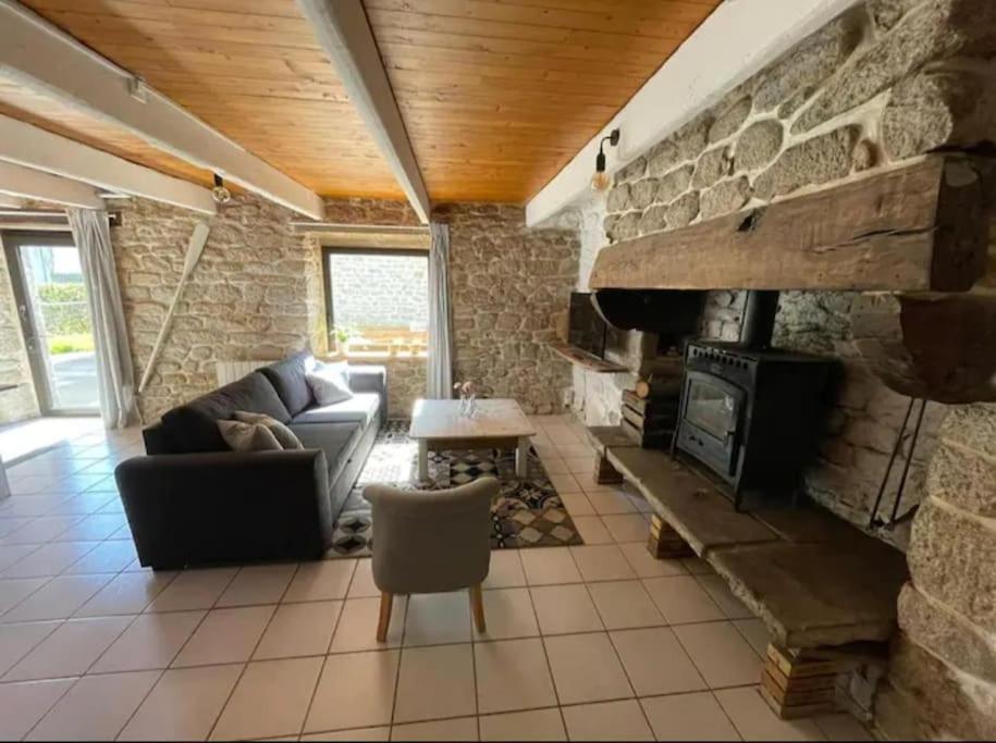 Maison De Pecheur Bord De Mer Bois Et Pierre 6-8 Pers Plobannalec المظهر الخارجي الصورة