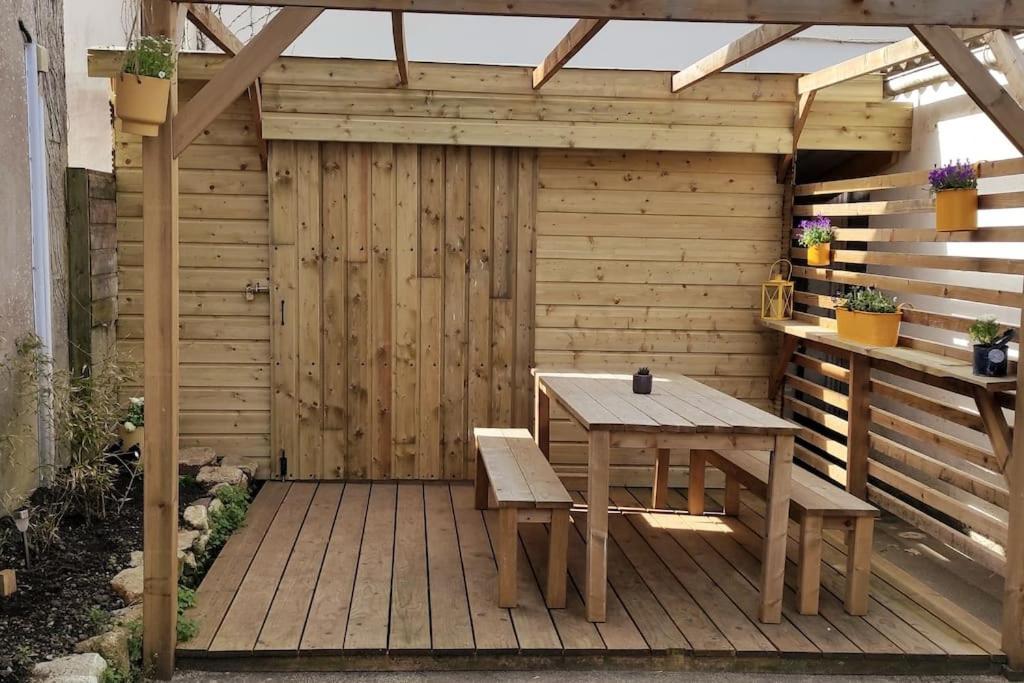 Maison De Pecheur Bord De Mer Bois Et Pierre 6-8 Pers Plobannalec المظهر الخارجي الصورة
