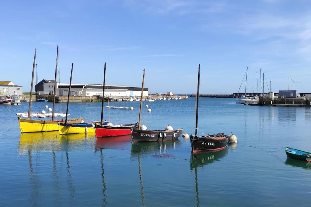 Maison De Pecheur Bord De Mer Bois Et Pierre 6-8 Pers Plobannalec المظهر الخارجي الصورة