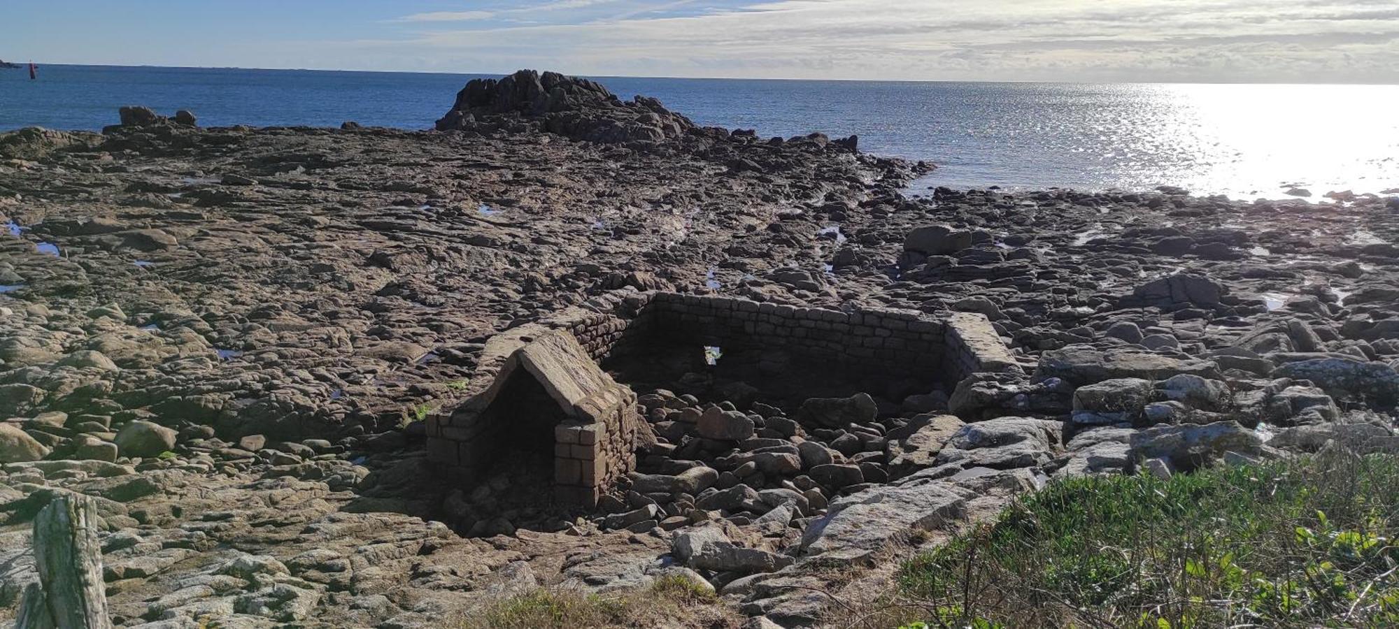 Maison De Pecheur Bord De Mer Bois Et Pierre 6-8 Pers Plobannalec المظهر الخارجي الصورة
